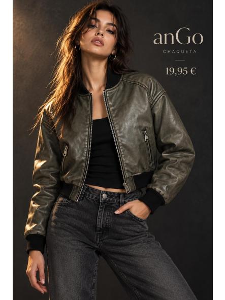 CHAQUETA BOMBER VERDE [0]