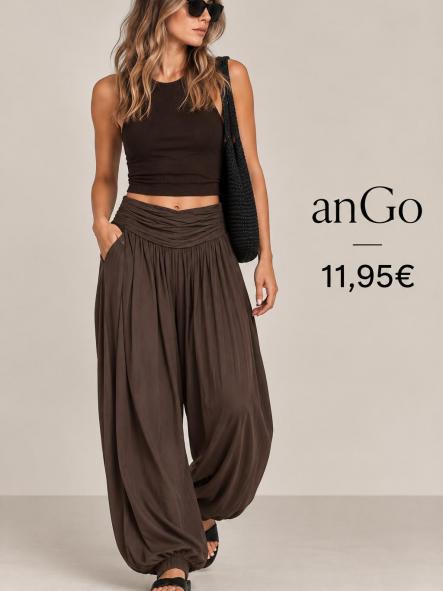 PANTALON BOMBACHO MARRON [0]