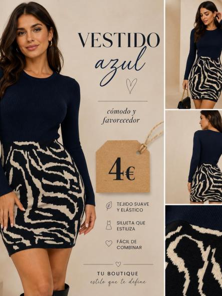 VESTIDO LEO AZUL [0]