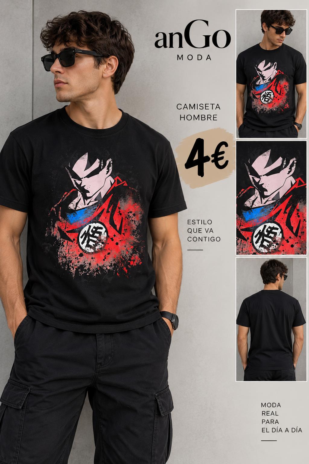 CAMISETA HOMBRE GOKU