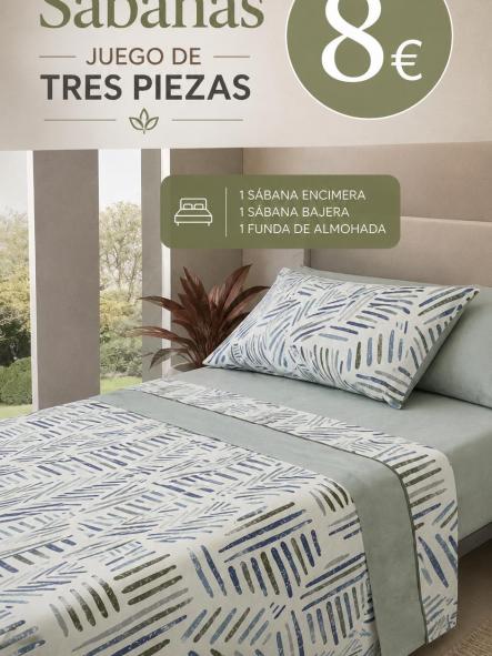 SABANA TRES PIEZAS   RAYAS AZULES 135 [0]