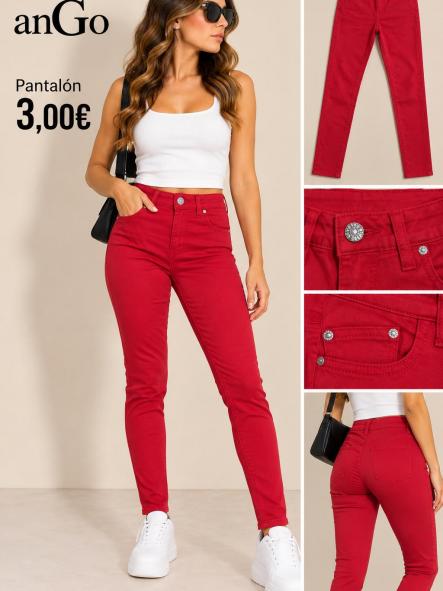 PANTALON VAQUERO ROJO [0]