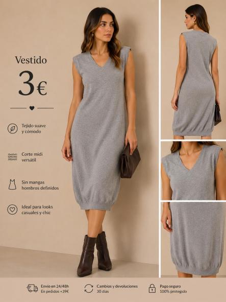 VESTIDO GRIS [0]