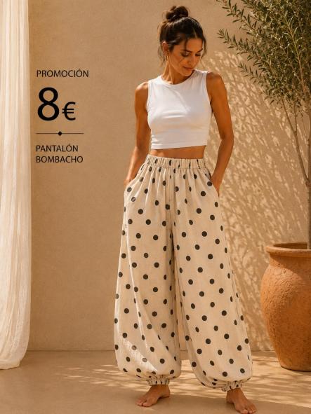 PANTALON   BOMBACHO BEIG [0]