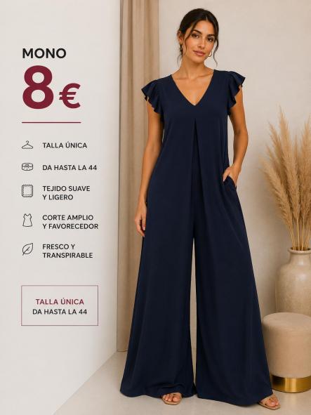 MONO EFECTO VESTIDO AZUL [0]