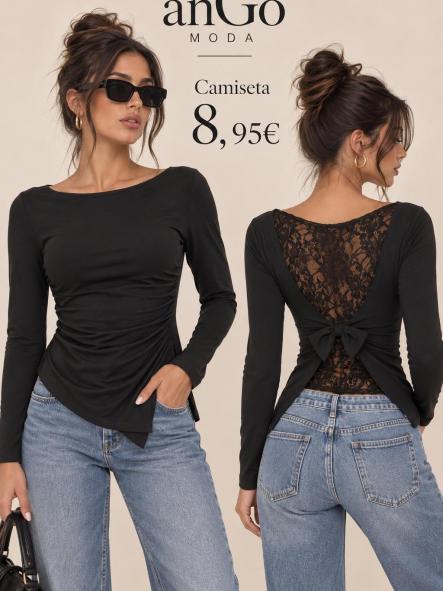CAMISETA LAZO NEGRA [0]