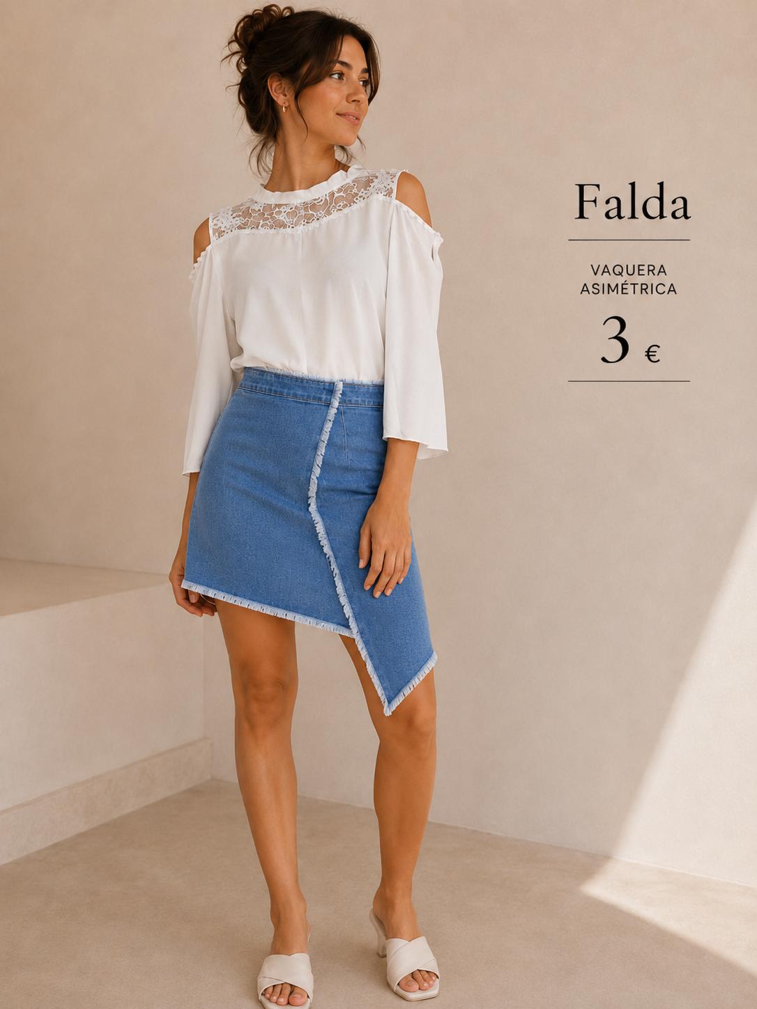 FALDA VAQUERA ROTOS