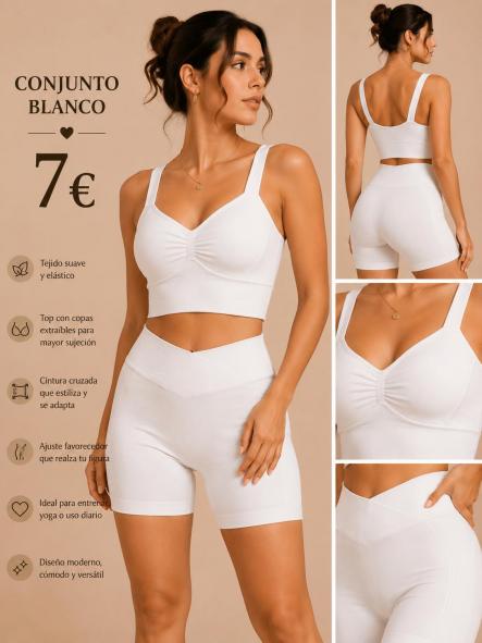 CONJUNTO DEPORTIVO BLANCO
