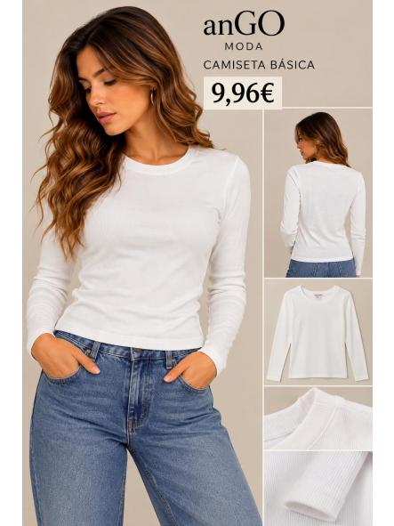 CAMISETA BASICA BLANCA [0]