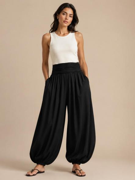 PANTALON  BOMBACHO NEGRO [0]
