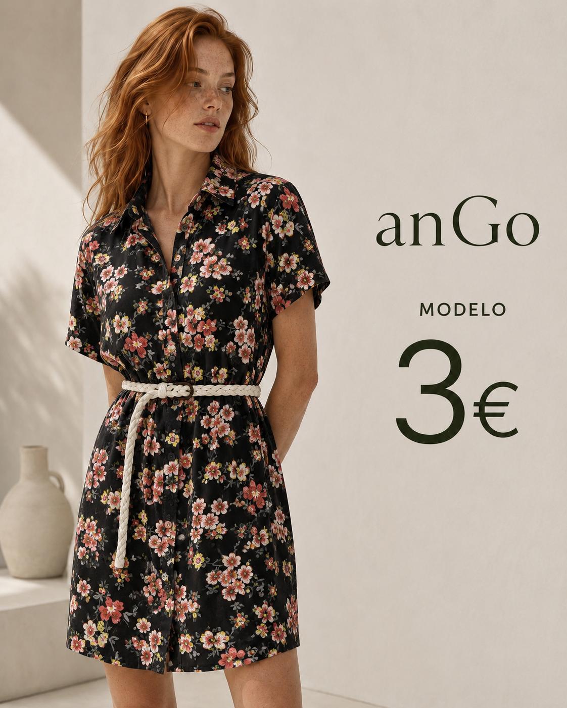 VESTIDO CAMISERO NEGRO