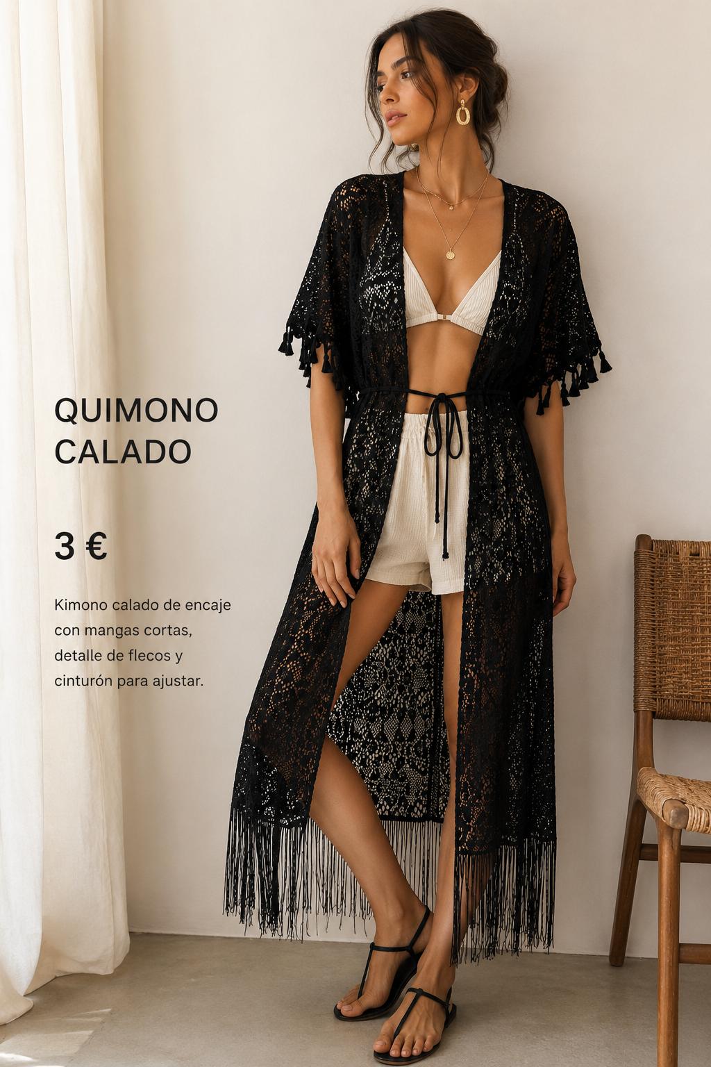 QUIMONO NEGRO