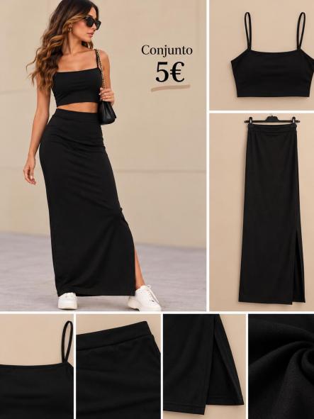 CONJUNTO NEGRO LICRA 