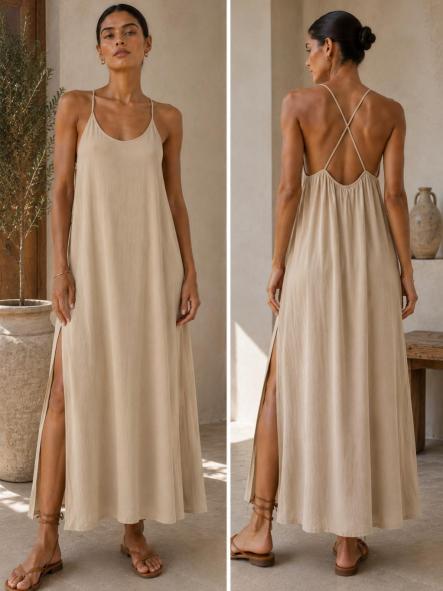 VESTIDO BASIC BEIG [0]