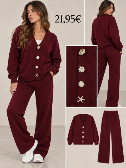 CONJUNTO PUNTO GRANATE