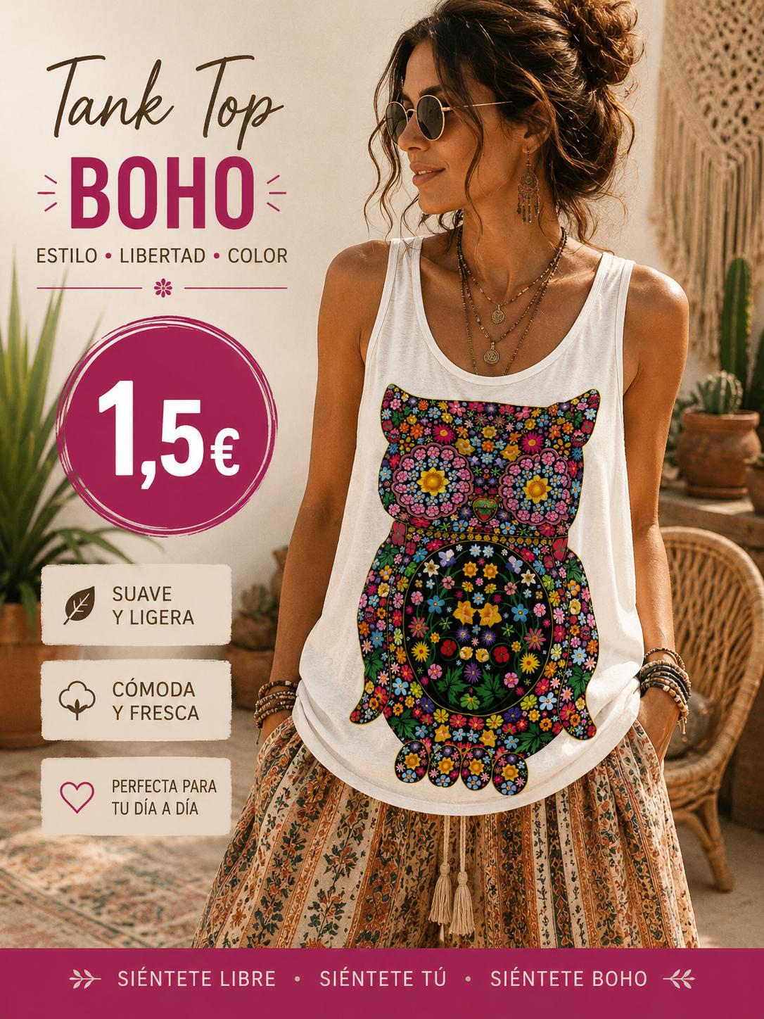 CAMISETA BUHO