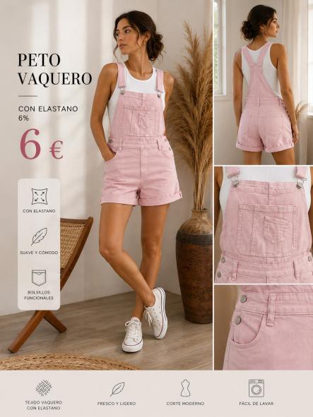 PETO VAQUERO ROSA [0]