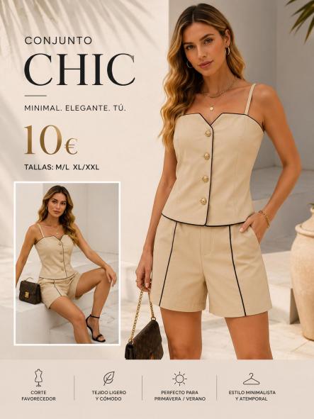 CONJUNTO CHIC DE BOTIQUE BEIG [0]