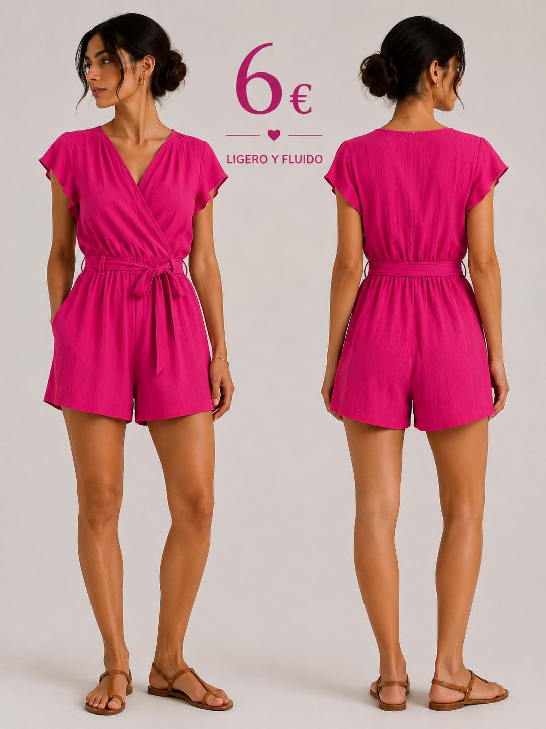 MONO CORTO FUCSIA