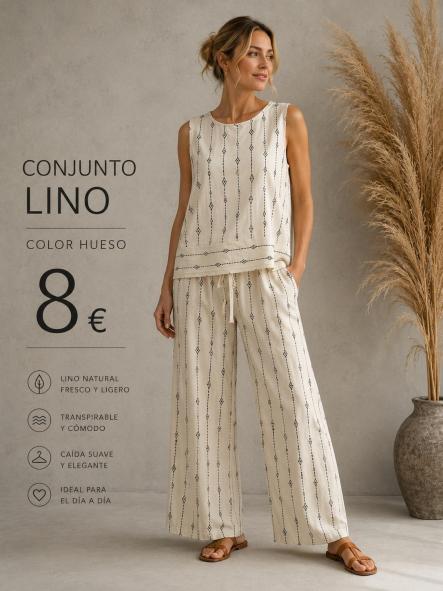 CONJUNTO LINO HUESO