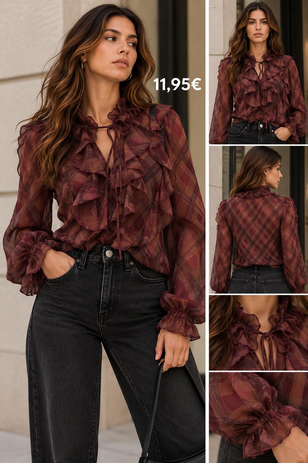 BLUSA ZAR MARRON