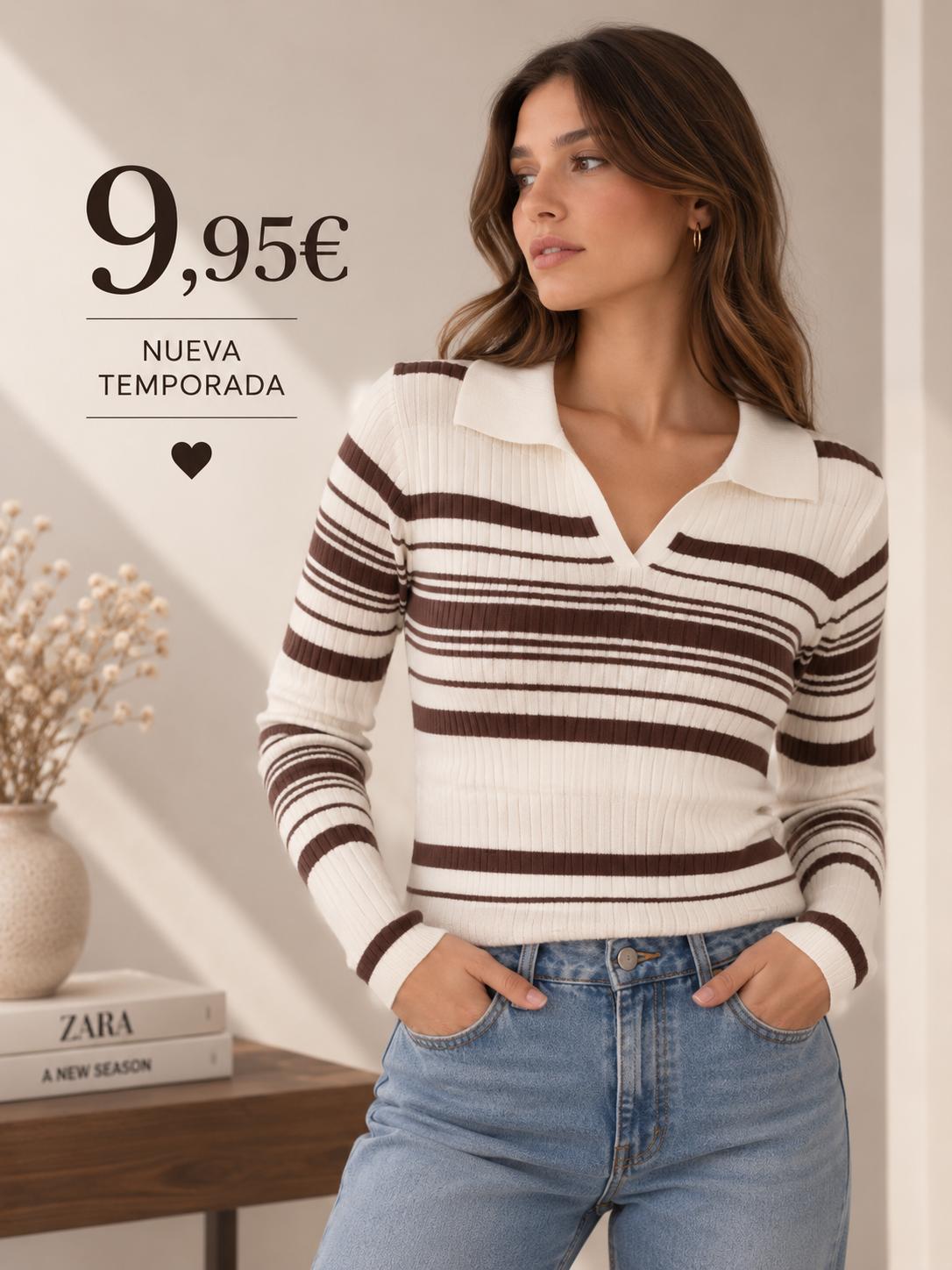 Jersey RAYAS MARRON