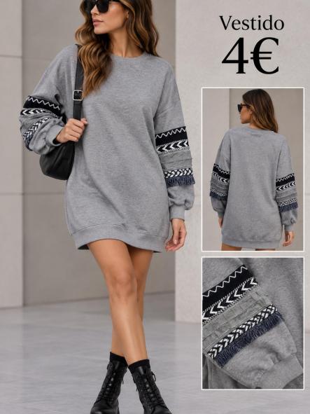 VESTIDO GRIS [0]