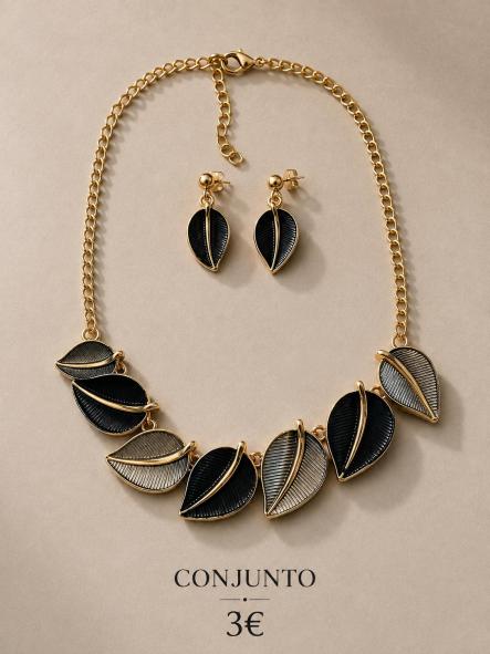 COLLAR   corazon HOJAA  Mas pendientes
