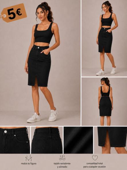 FALDA  vaquera talla xs [0]