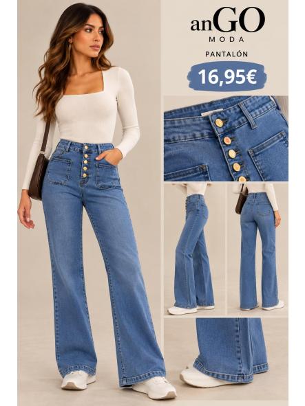 PANTALON VAQUERO  BOTONES [0]