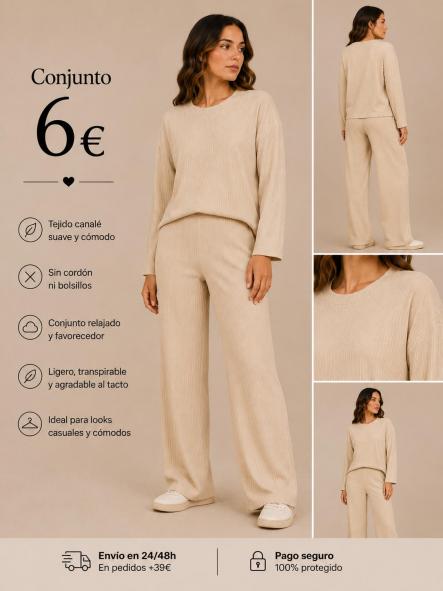 CONJUNTO   BEIG [0]