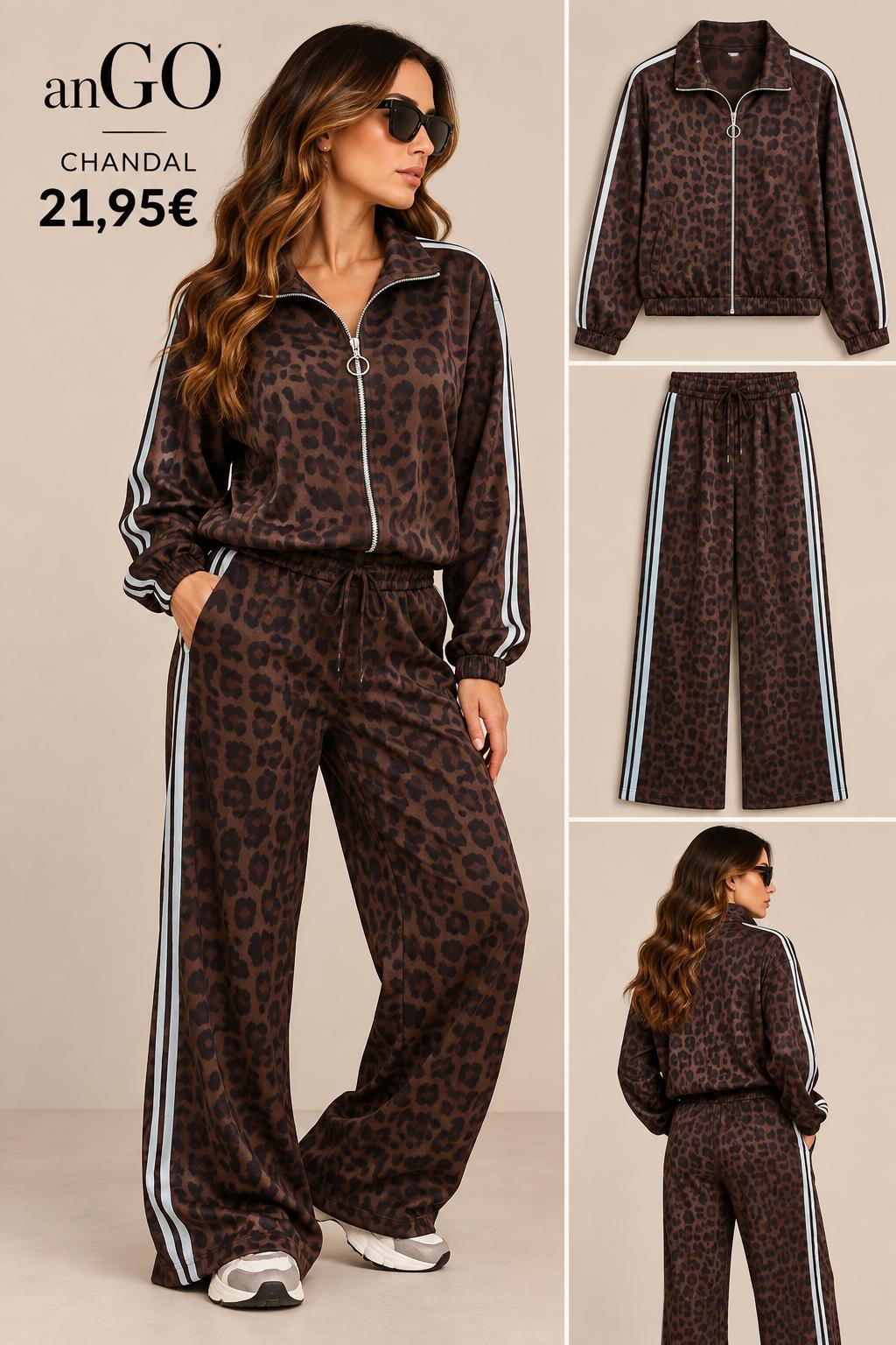 CHANDAL ANIMAL PRINT RAYA AZUL