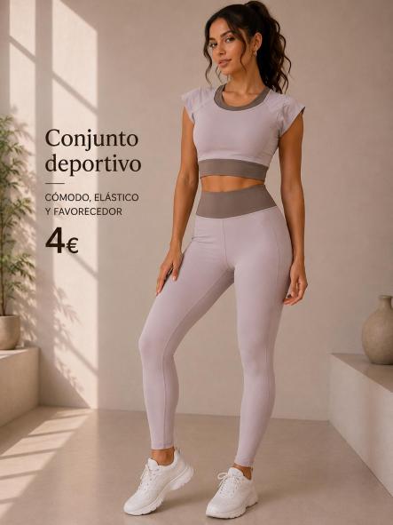 CONJUNTO   deportivo BEIG [0]