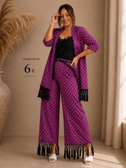 TRAJE LUNARES BERENJENA