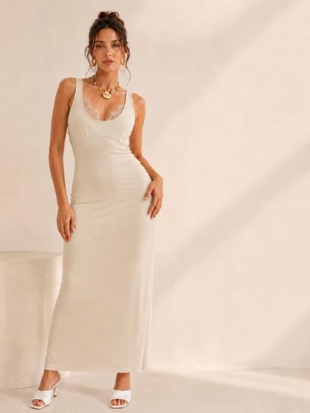 VESTIDO BEIG