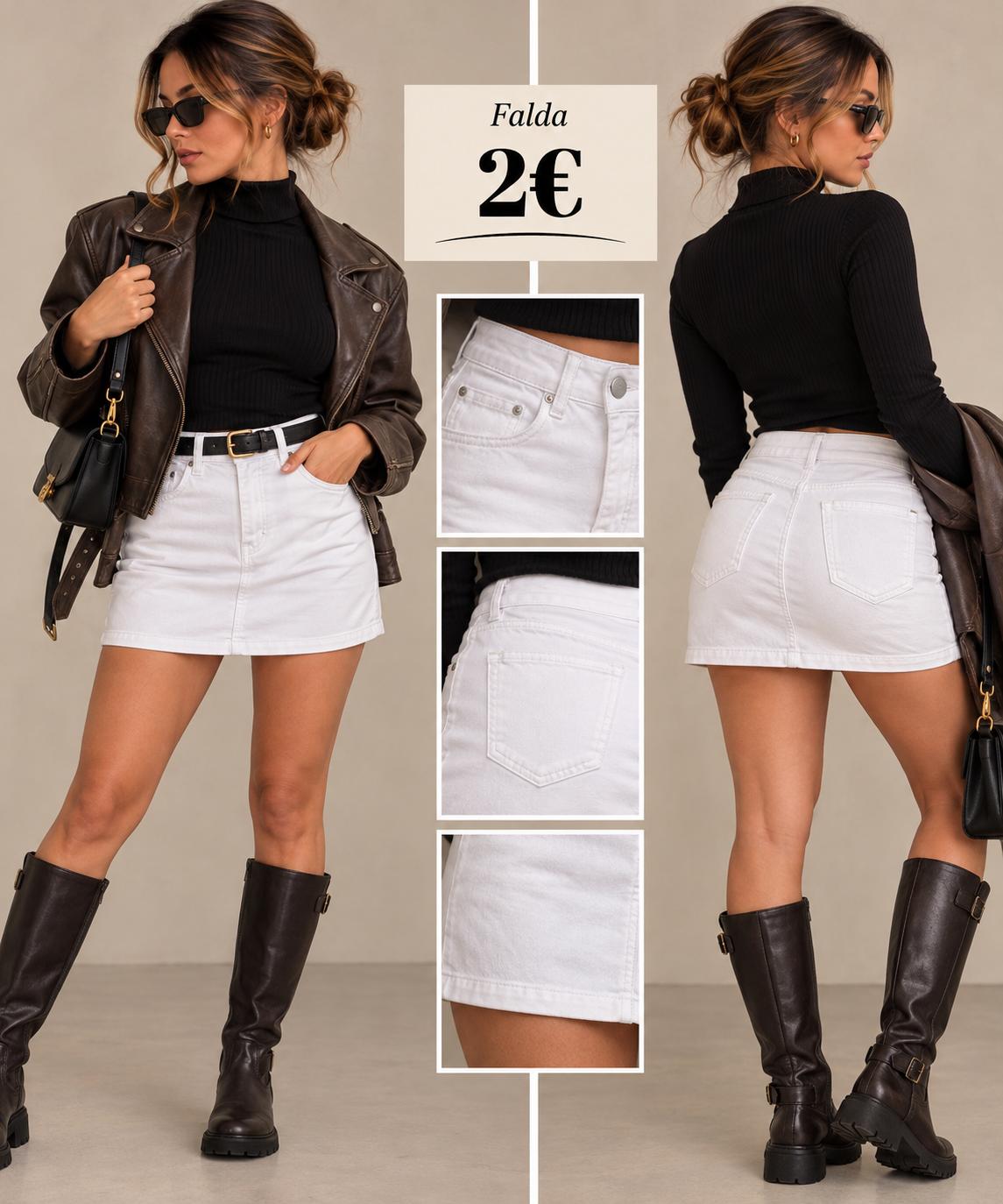 FALDA BLANCA