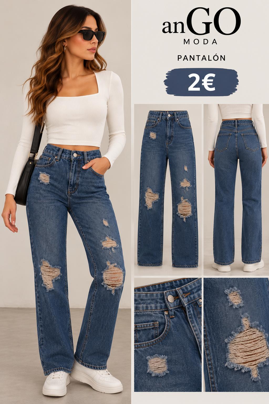PANTALON VAQUERO XS