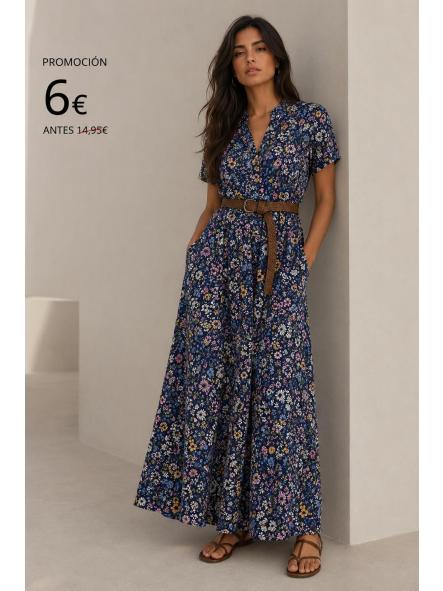 VESTIDO CAMISERO PARTE ARRIBA AZUL [0]