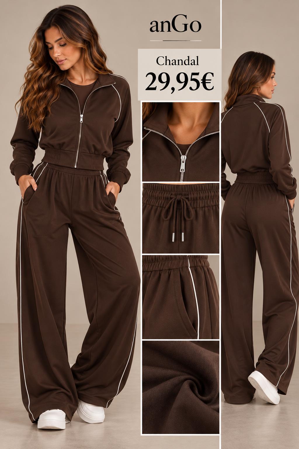 CHANDAL marron chocolate
