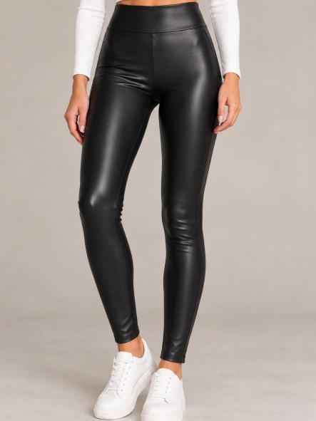 LEGGINS NEGRO  POLIPIEL [0]