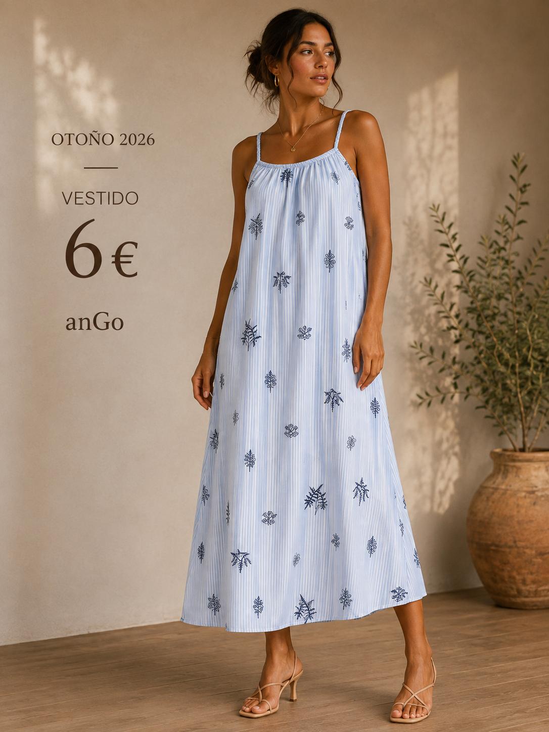 VESTIDO RAYAS AZUL