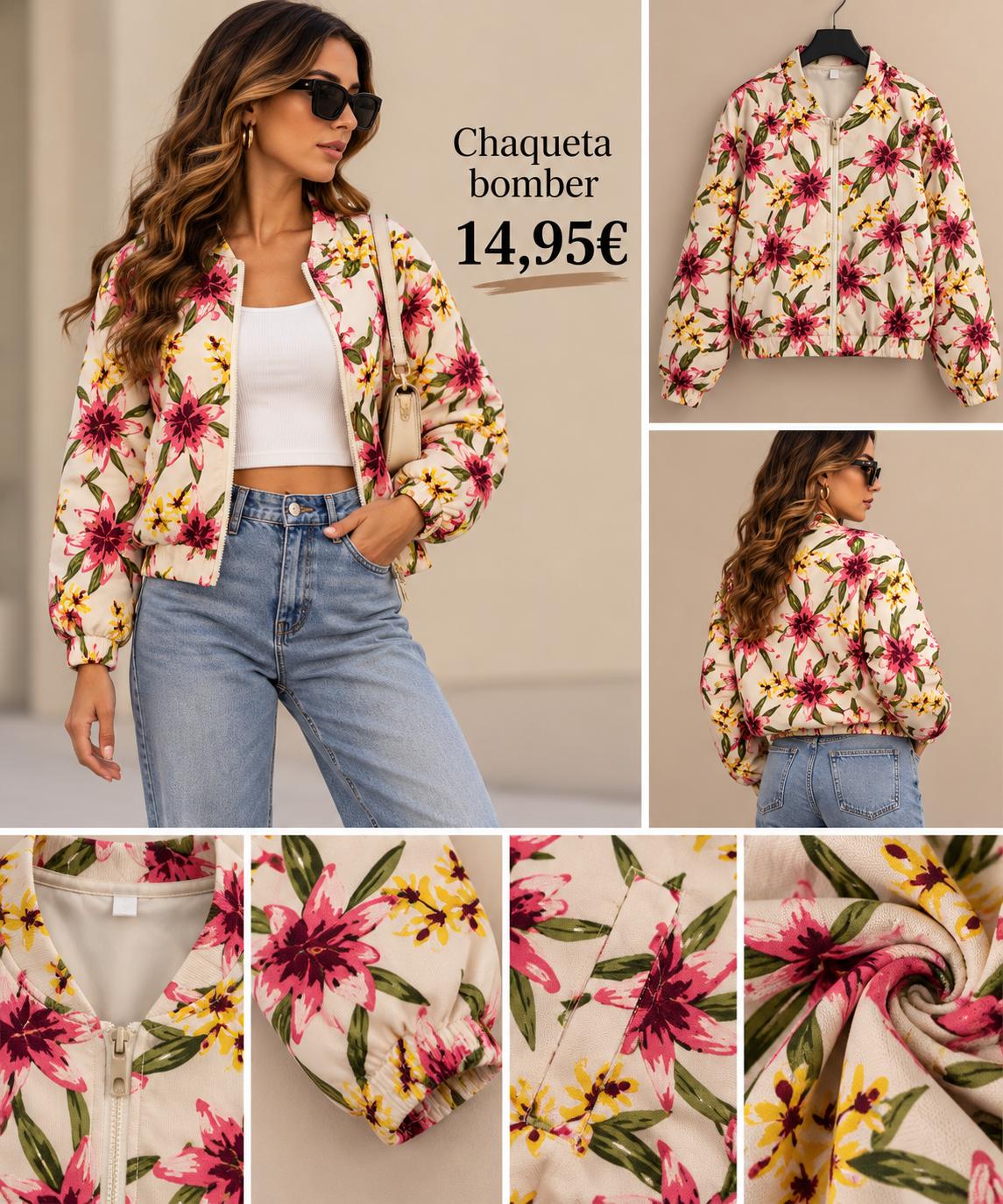CHAQUETA BOMBER CLARA