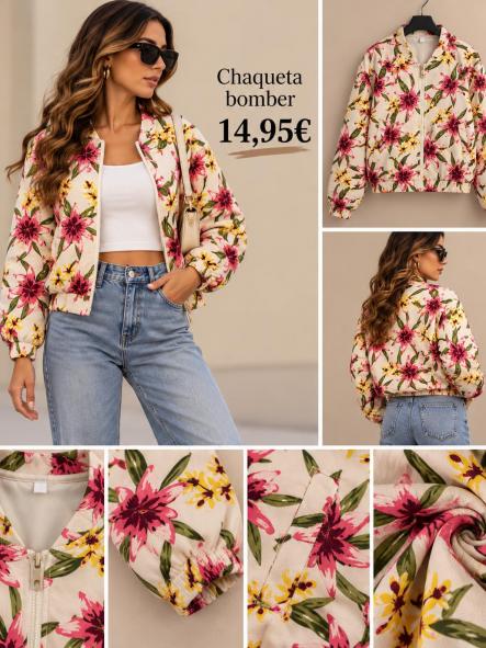 CHAQUETA BOMBER CLARA 