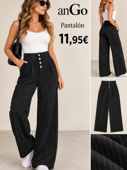 PANTALON EJECUTIVO NEGRO [0]