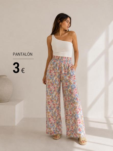 PANTALON AZUL PALAZZO