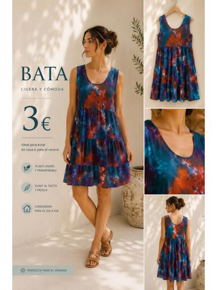 BATA AZUL Y LILA