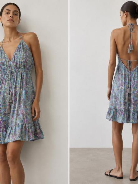 VESTIDO HINDU SEDA AZUL [0]