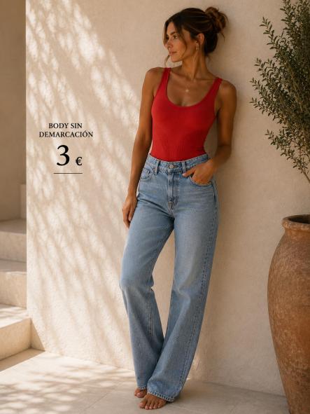 BODY SIN COSTURA coral