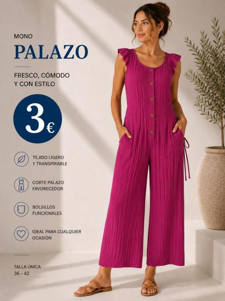 MONO PALAZZO ROSA [0]