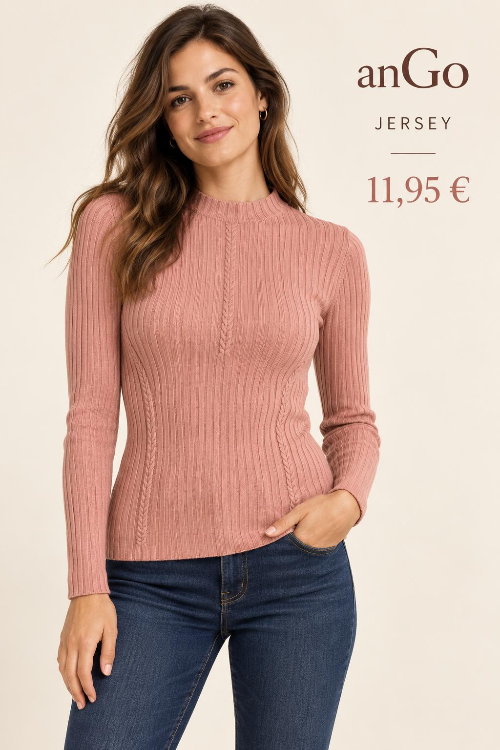 JERSEY CANALE ROSA